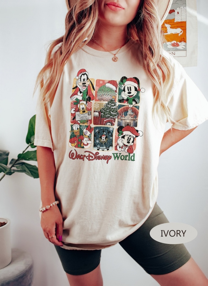 Magical Vintage Walt Disney World Christmas Shirt – Celebrate The Holiday Season In Nostalgic Style!