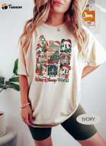 Magical Vintage Walt Disney World Christmas Shirt – Celebrate the Holiday Season in Nostalgic Style!