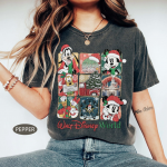 Magical Vintage Walt Disney World Christmas Shirt – Celebrate the Holiday Season in Nostalgic Style!