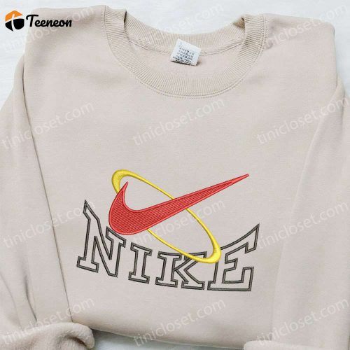 Vintage x Nike Embroidered Shirt Christmas Hoodie Custom T-shirt: Shop Unique Nike Embroidered Apparel