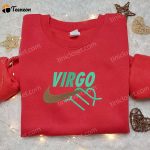 Stylish Virgo Zodiac x Nike Swoosh Shirt & Hoodie: Perfect Family Gifts