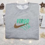 Stylish Virgo Zodiac x Nike Swoosh Shirt & Hoodie: Perfect Family Gifts