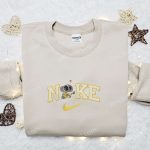 Disney Characters Embroidered Shirt Wall-E Love x Nike Cartoon Hoodie B Gift for Men Women Gift Ideas for Family