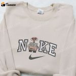 Wall-E x Nike Cartoon Embroidered Sweatshirt: Disney Characters Hoodie – B Gift for Men Women Birthday Gift Ideas