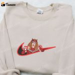 Wanda Maximoff x Swoosh Embroidered Sweatshirt – Marvel Universe Hoodie Perfect Birthday Gift