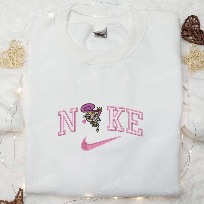 Wanda X Nike Cartoon Embroidered Hoodie &Amp; Cosmo Shirt: B Gift For Men Women Family Gift Ideas