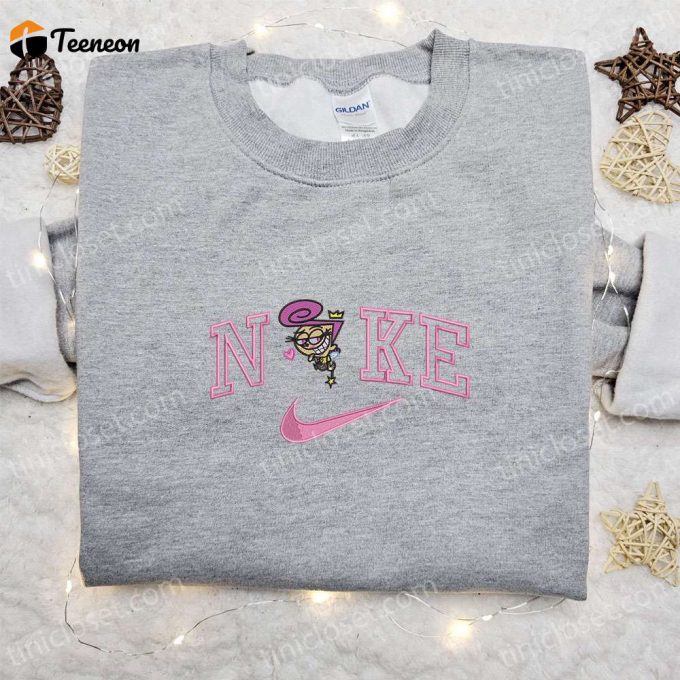 Wanda X Nike Cartoon Embroidered Hoodie &Amp;Amp; Cosmo Shirt: B Gift For Men Women Family Gift Ideas