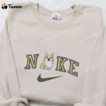 Unique Welsh Corgi x Nike Embroidered Shirt & Animal Hoodie: B Gift for Men Women Birthday Gift Ideas