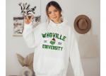 Stay Cozy in Style with Whoville University Grinch Est 1957 Sweatshirt – Shop Now!