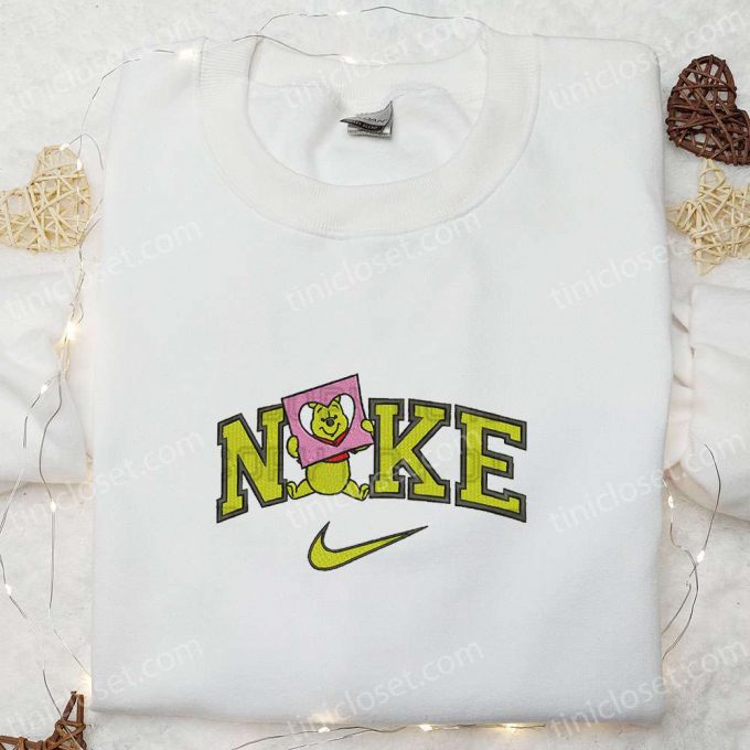 Winnie The Pooh Heart Paper X Nike Shirt &Amp; Hoodie: Perfect Valentine S Day Gift Ideas