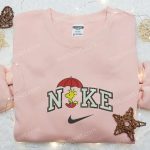 Woodstock x Nike Cartoon Embroidered Shirt & Disney Characters Hoodie: B Gift for Men Women Family Gift Ideas