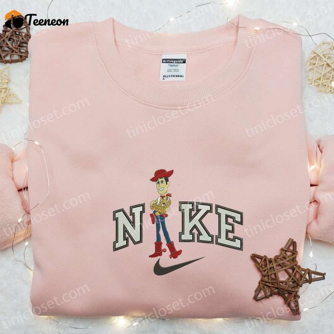 Disney Characters Embroidered Shirt &Amp;Amp; Hoodie: Woody X Nike Cartoon B Gift For Men Women Gift Ideas For Family