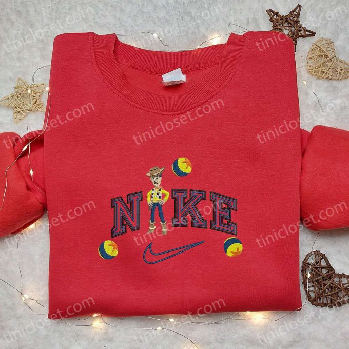 Disney Embroidered Sweatshirt &Amp; T-Shirt: Woody X Nike Collection – B Gift For Men Women Family Gift Ideas