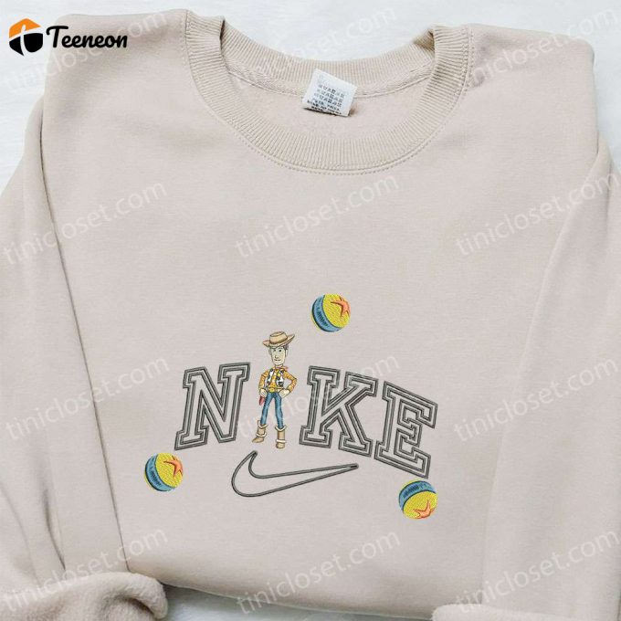 Shop Woody X Nike Embroidered Sweatshirt &Amp;Amp; Disney Characters Hoodie – Perfect Family Birthday Gift