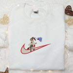 Yoh Asakura x Swoosh Embroidered Sweatshirt & Shaman King Shirt: B Gift for Men Women Family Gift Ideas