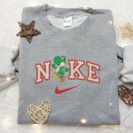 Nintendo Yoshi x Nike & Mario Embroidered Shirts Customizable Nike Apparel