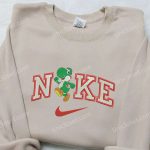 Nintendo Yoshi x Nike & Mario Embroidered Shirts Customizable Nike Apparel