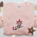 Yugi Mutou x Swoosh Embroidered Sweatshirt: Yu-Gi-Oh Shirt & Custom T-shirt