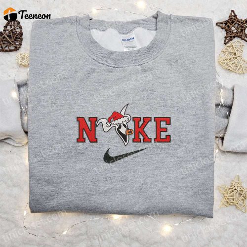 Zero Ghost Xmas Hat x Nike Embroidered Sweatshirt: Movie Merry Christmas Shirt B Gift for Men Women Gift Ideas