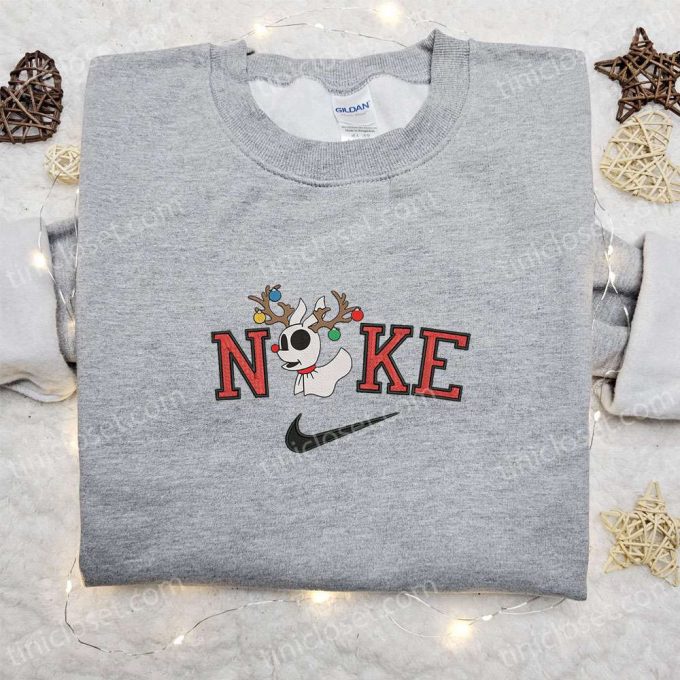 Zero Reindeer Christmas X Nike Embroidered Sweatshirt &Amp; Movie Merry Christmas Shirt – B Gift For Men Women Gift Ideas