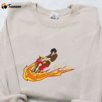 Zuko x Swoosh Anime Embroidered Sweatshirt – Avatar Shirt Perfect Family Gift