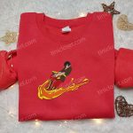 Zuko x Swoosh Anime Embroidered Sweatshirt – Avatar Shirt Perfect Family Gift